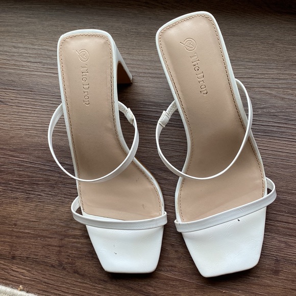 ✨BRIDAL✨ white slipper heels - Picture 3 of 6